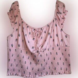 Disney Parks Daisy Duck Peasant Blouse Plus Size 2X